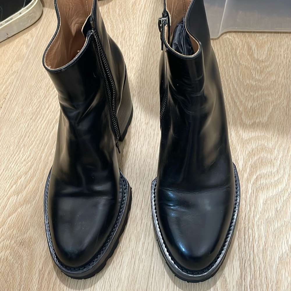 Dries van noten black boots